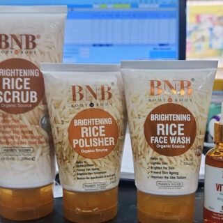 BNB Serum,Scrub, Polisher with Face Wash