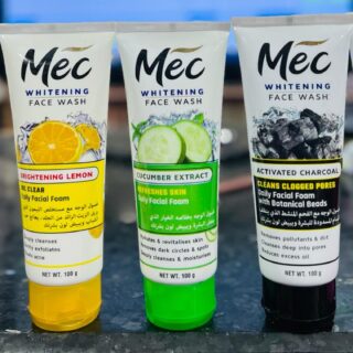 Mec Whitening Face Wash – Deep Cleansing & Glow