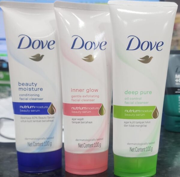 Dove Facial Cleanser - Moisture, Glow & Pure