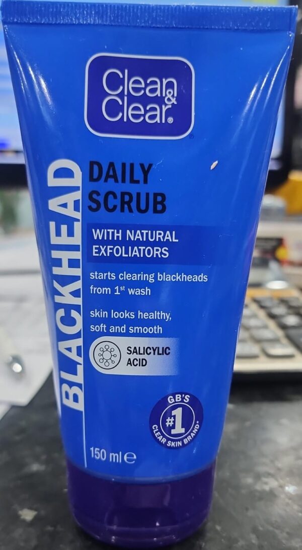 Clean & Clear Blackhead Daily Scrub--150ml