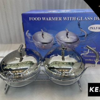 Toray Gold Food Warmer with Glass Dish