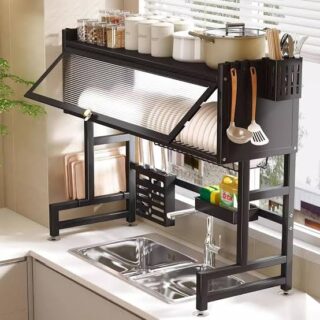 Sink Dish Drying Rack Organizer