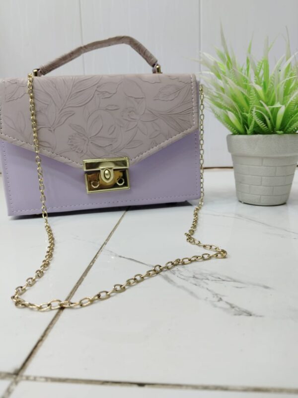 Handbag with Gold Chain Strap