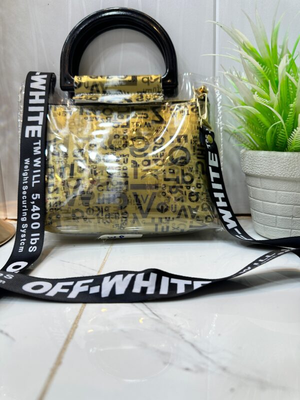 Trendy Transparent Handbag – Stylish & Modern