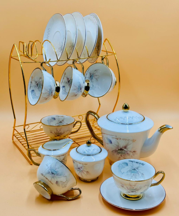18-Piece Bone China Tea Serving Set