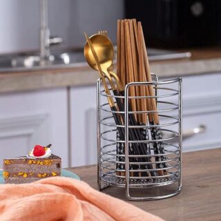Stainless Steel Utensil & Chopstick Holder
