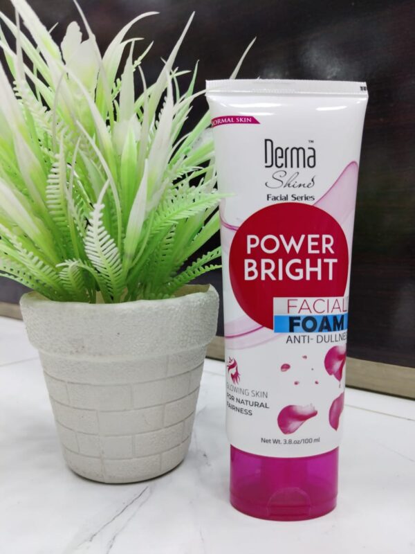 Derma Shine Power Bright Facial Foam (Anti-Dullness)